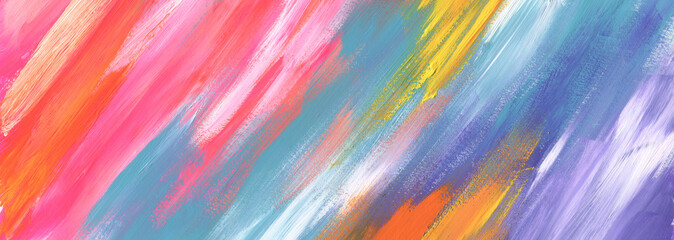Abstract smear brush stroke acrylic and watercolor painting.  Color texture background.