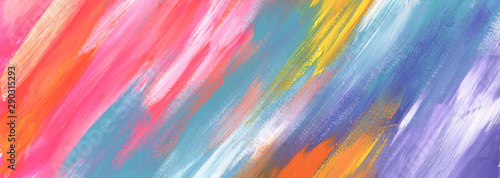 Panel kuchenny z motywem Abstract smear brush stroke acrylic and watercolor painting.  Color texture background.