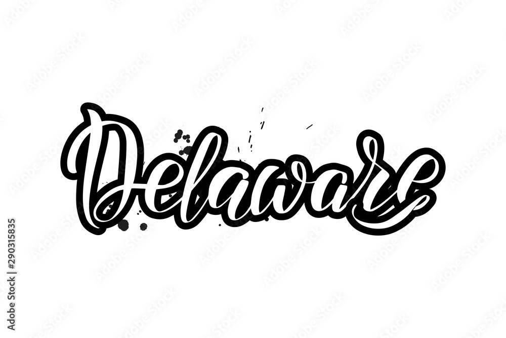 Naklejka premium Vector calligraphy illustration isolated on white background