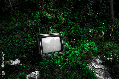 Forest Television Retro Outdoor Green