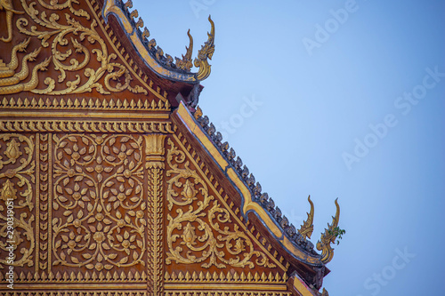 Temple art of Laos Beautiful art