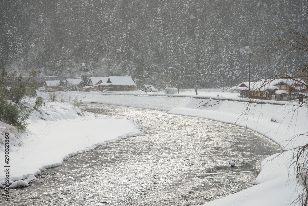 Obraz premium 雪景色