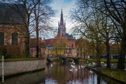 Minnewater Lake in Brugges (ID: 290322010)