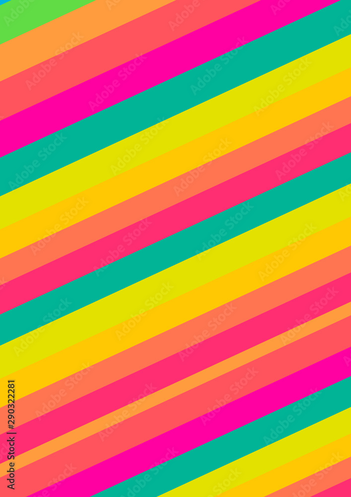 Obraz premium Abstract colorful lines wave pattern background design. Colorful texture background