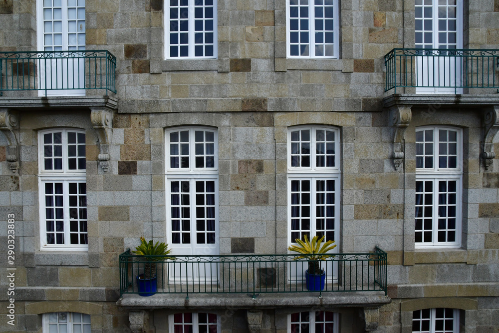 Saint Malo; France - july 28 2019 : picturesque city in summer