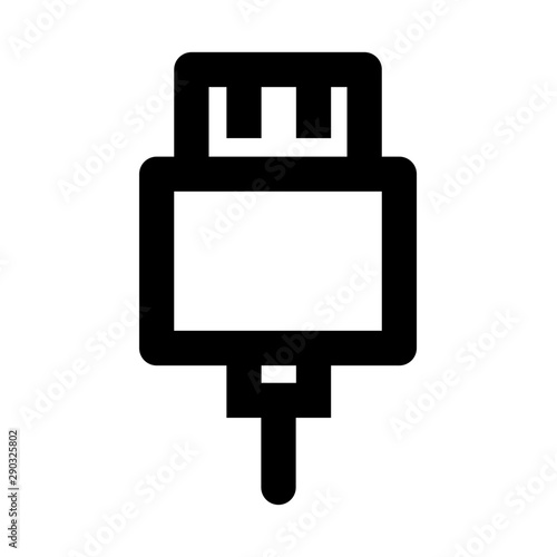 cable usb icon vectors