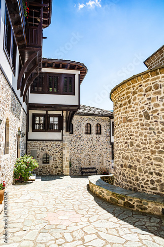 Fototapeta Naklejka Na Ścianę i Meble -  Area of Bigorski Monastery near Rostusha in North Macedonia