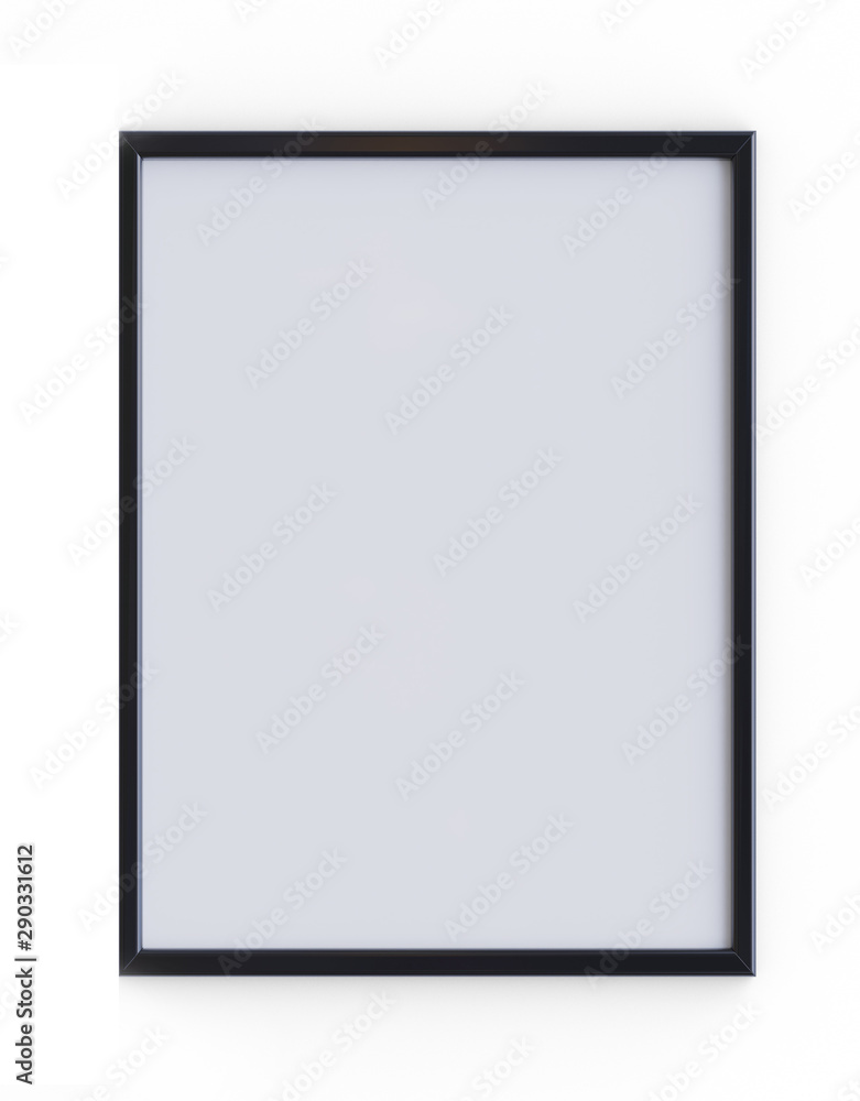 Empty whiteboard (magnetic board) isolated on white. Mockup template- 3D rendering Empty whiteboard (magnetic board) isolated on white. Mockup template- 3D rendering
