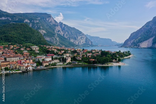 Lake Como Small Town in Italy