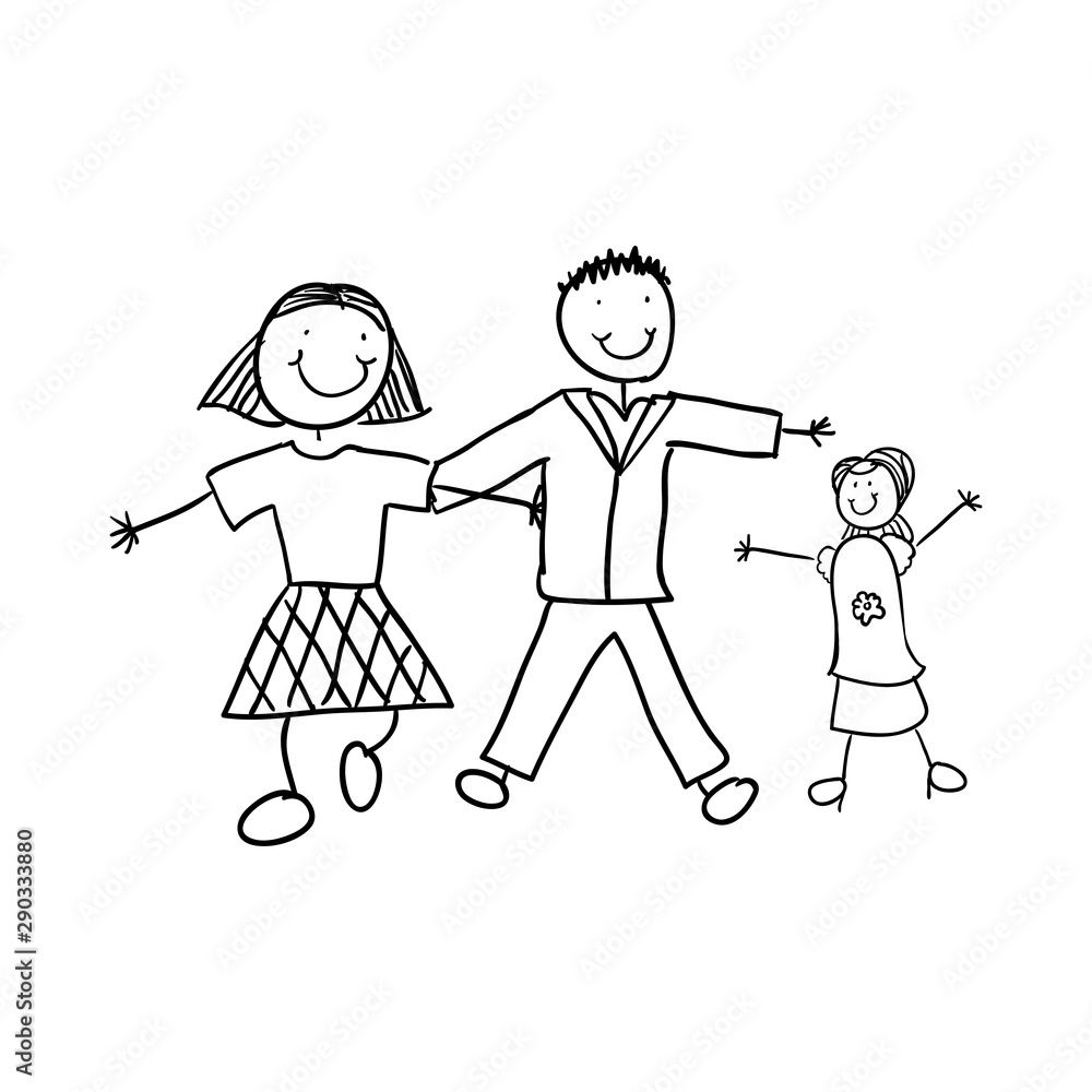 young couple avatars characters vector illustration young couple avatars characters vector illustration