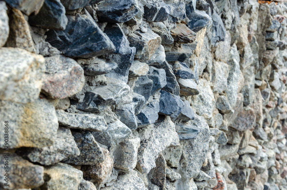 Fototapeta premium Background of stone wall texture