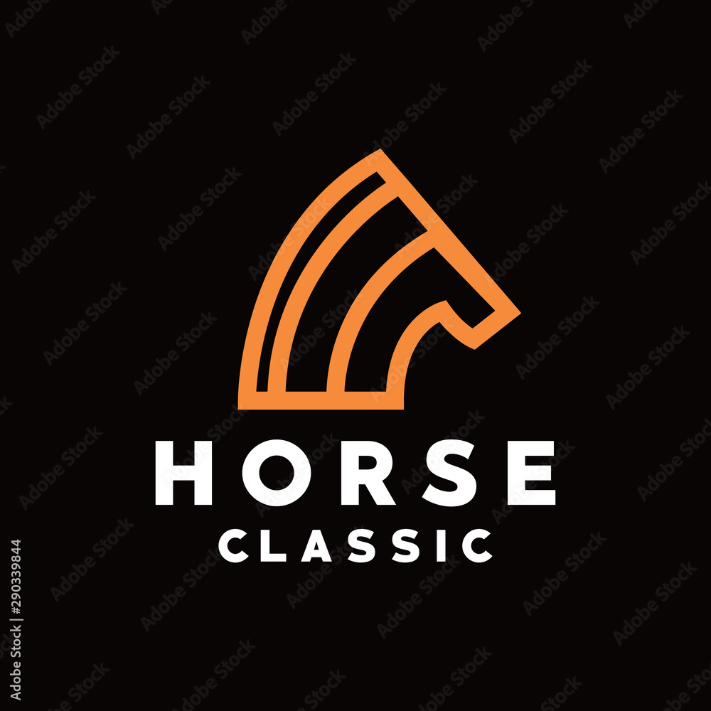 Classic Horse Logo Design. Luxury Animal Icon. Modern Horse Symbol. Logo Inspiration For Business And Company. Classic Horse Logo Design. Luxury Animal Icon. Modern Horse Symbol. Logo Inspiration For Business And Company.