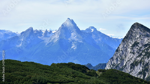 mountain range Unterberg and national park Berchtesgaden