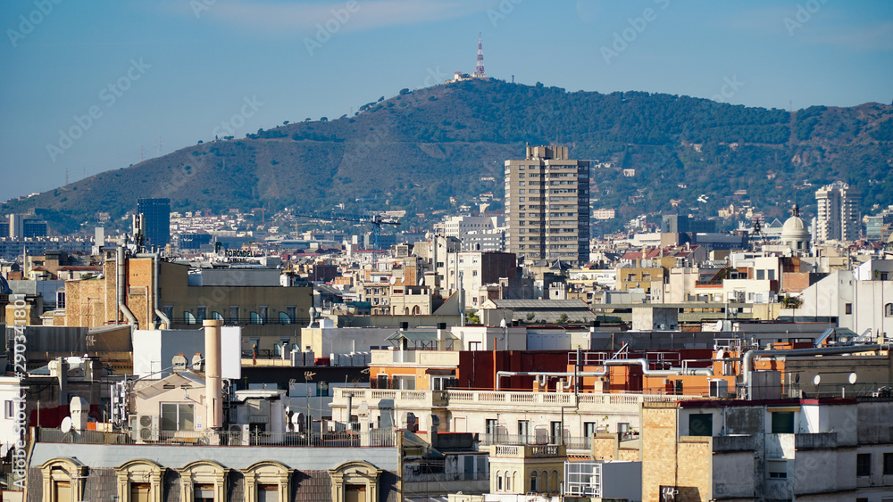 View of the City of Barcelona