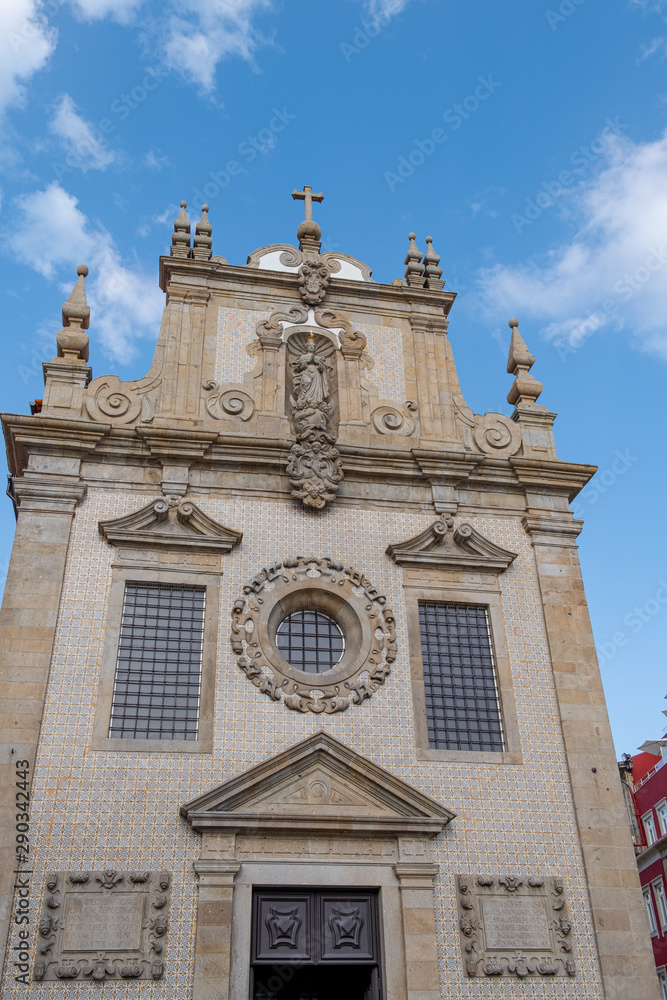 Iglesia de la Orden de los Terceros en Braga. Portugal.