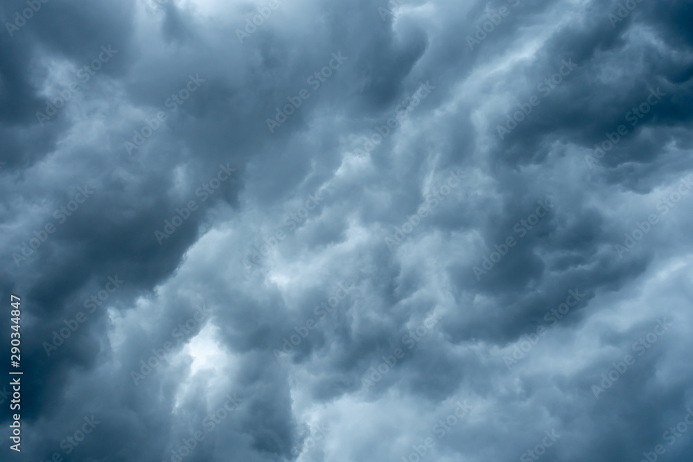 Dark sky with clouds before raining Dark sky with clouds before raining