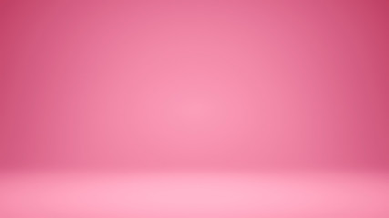 3D Illustration. Yellow seamless studio gradient background