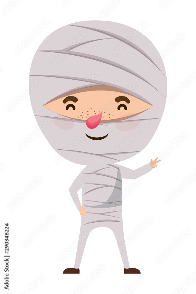cute little boy with mummy costume cute little boy with mummy costume