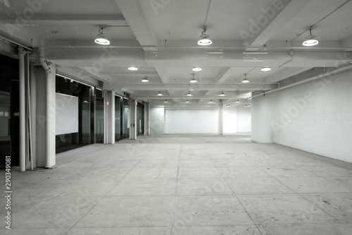 modern interior of a room space leasing architecture building office view render empty divison service local store sell lodging