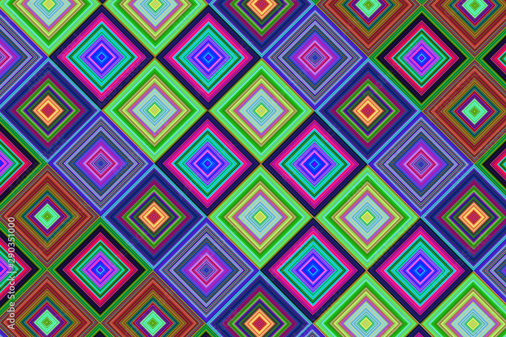 Multi-colored diamond pattern background. Multi-colored diamond pattern background.