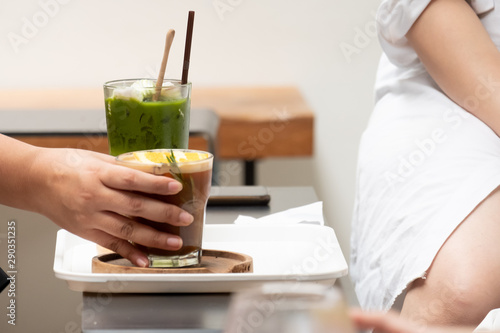 Beverage on the party table