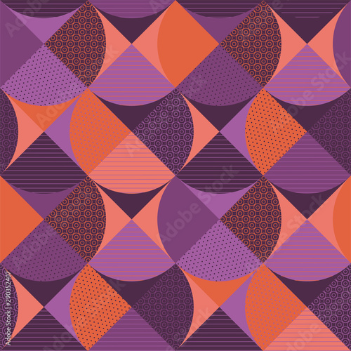 Retro water drop geometric ...