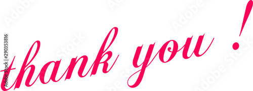 Thank You Word Cloud on a white background. 