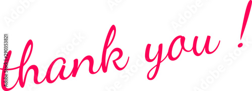 Thank You Word Cloud on a white background. 