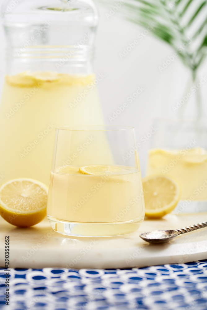 Freshly made lemonade. Freshly made lemonade.