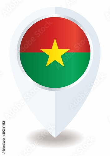 Free Download Flag of Burkina Faso, Burkina Faso country in West Africa. Template for award design, an official document with the flag of Burkina Faso. Bright, colorful vector illustration for graphic and web desig - GFXLoad