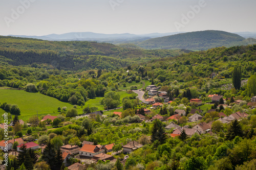 View from old castle Somoska, Slovakia