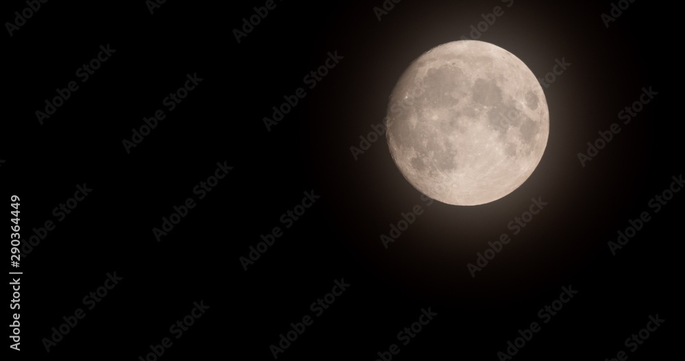 Half Moon Background being Earth's only permanent natural satellite Half Moon Background being Earth's only permanent natural satellite