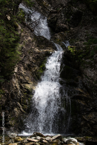 Kmetov waterfall in Koprova valley, High Tatras, Slovakia