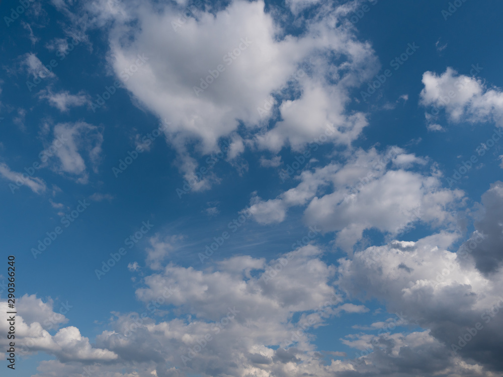 Beautiful various forms clouds in the high sky Beautiful various forms clouds in the high sky