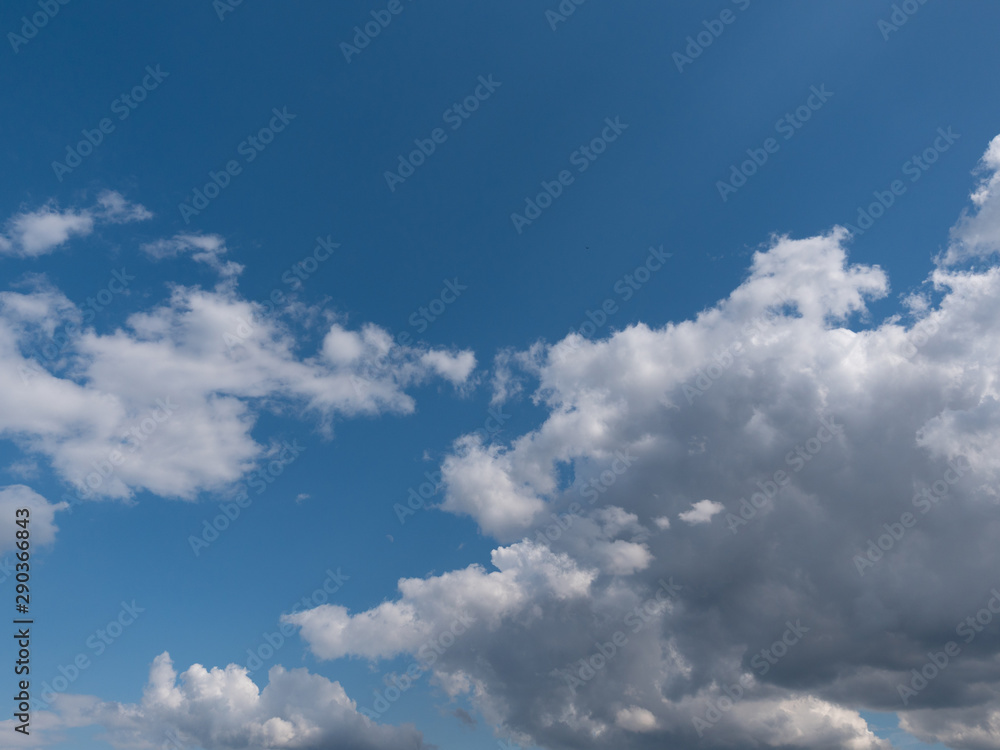 Beautiful various forms clouds in the high sky Beautiful various forms clouds in the high sky