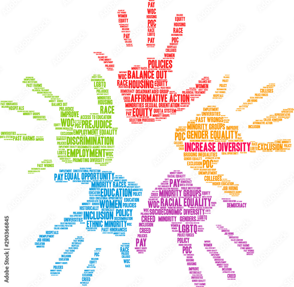 Increase Diversity Word Cloud on a white background. Increase Diversity Word Cloud on a white background.