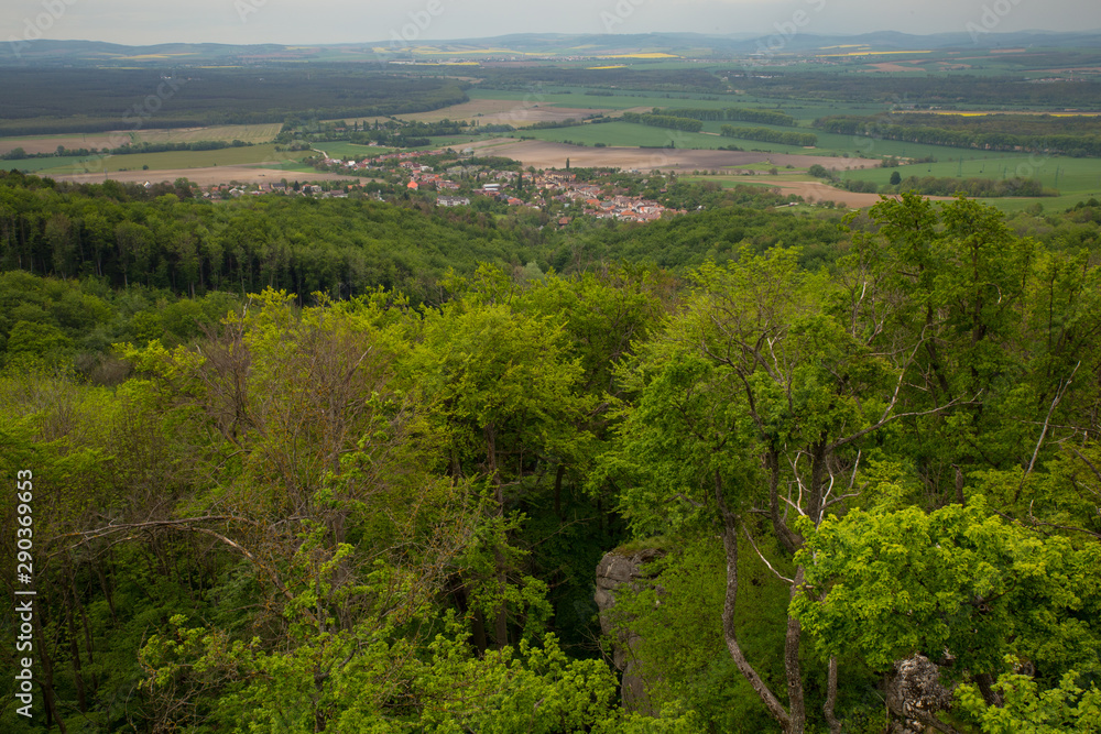 Obraz premium View from Ruin Korlatko Slovakia