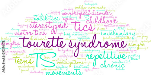 Tourette Syndrome Word Cloud