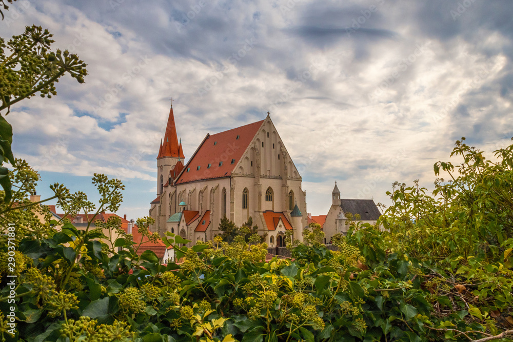St. Nicholas Church - Gothic Roman Catholic church in Znojmo, southern Moravia, Czech republic cultural heritage
