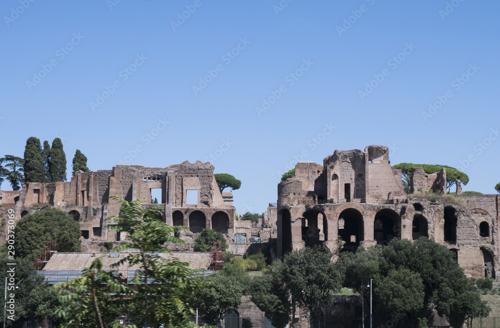 Trajan market ruins in Rome