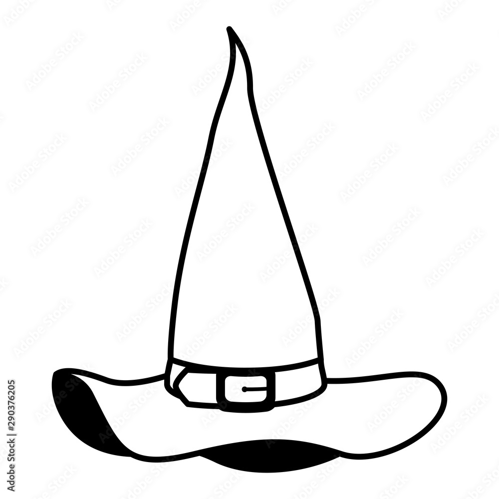 halloween witch hat accessory icon halloween witch hat accessory icon