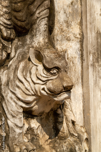 detail of head of lion, Hanoi, Vietnam © design grrrl