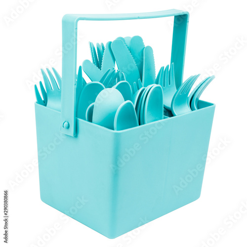 Plastic Cutlery Set Cutout photo