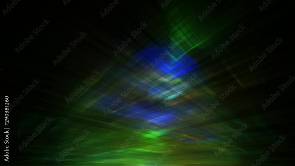 Colourful beams of light dancing in the air - seamlessly looping flame fractal animation Colourful beams of light dancing in the air - seamlessly looping flame fractal animation