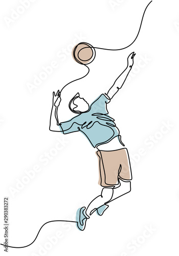 continuous line drawing of ...