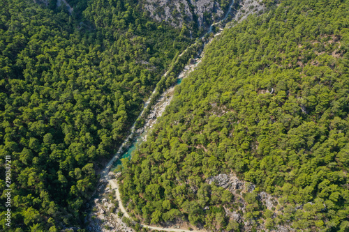 Aerial View Goynuk Canyon Turkey