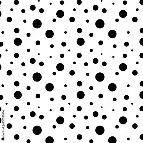 Abstract background with circles. bubble seamless pattern vector