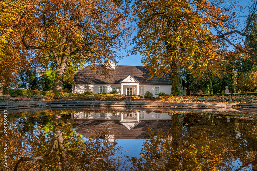 The Birthplace of Fryderyk Chopin and Park. Zelazowa Wola, Masovian Voivodeship, Poland.