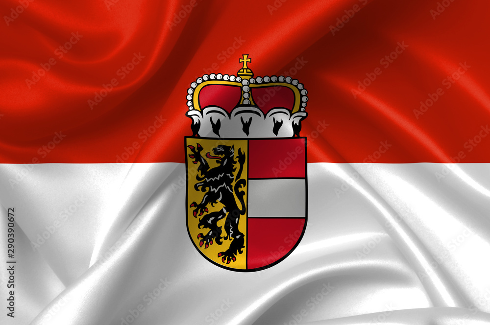 Fototapeta premium flag of salzburg