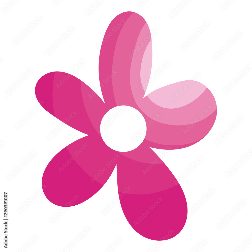 Isolated flower ornament design vector illustration Isolated flower ornament design vector illustration